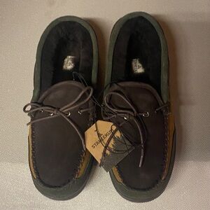 Starkey's Men's Brown and Green Loafers